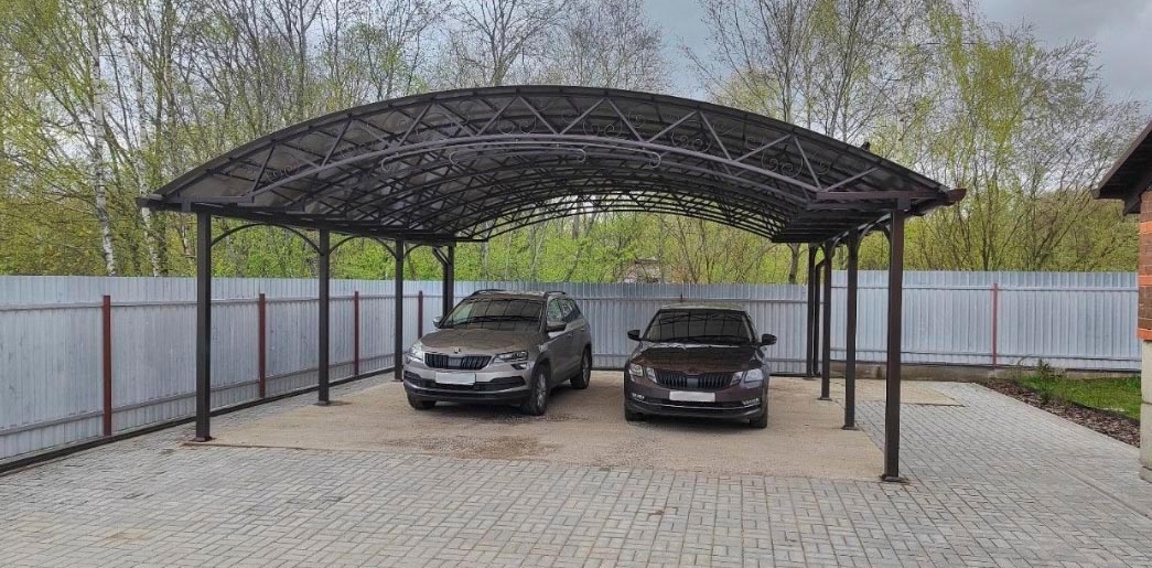 навесы из поликарбоната в смоленске, навесы для автомобилей в смоленске